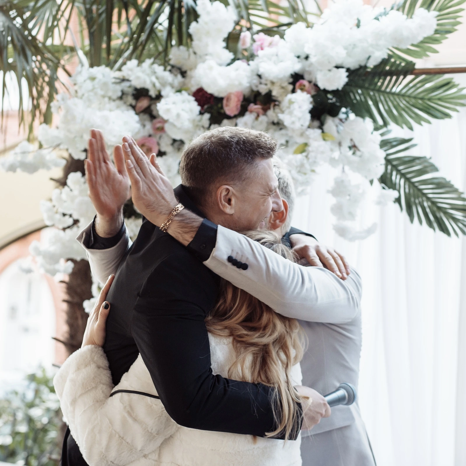 Danke schön vom Brautpaar auf einer Hochzeit